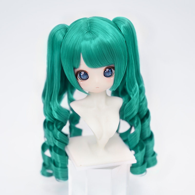 1/3 縦ロールツインテール ドール用ウィッグ 耐熱 【頭囲22-24cm】 1/3ドール用ウィッグ