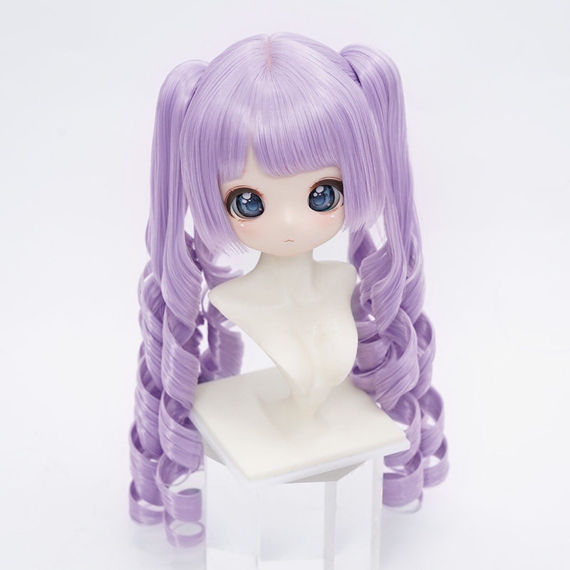 1/3 縦ロールツインテール ドール用ウィッグ 耐熱 【頭囲22-24cm】 1/3ドール用ウィッグ