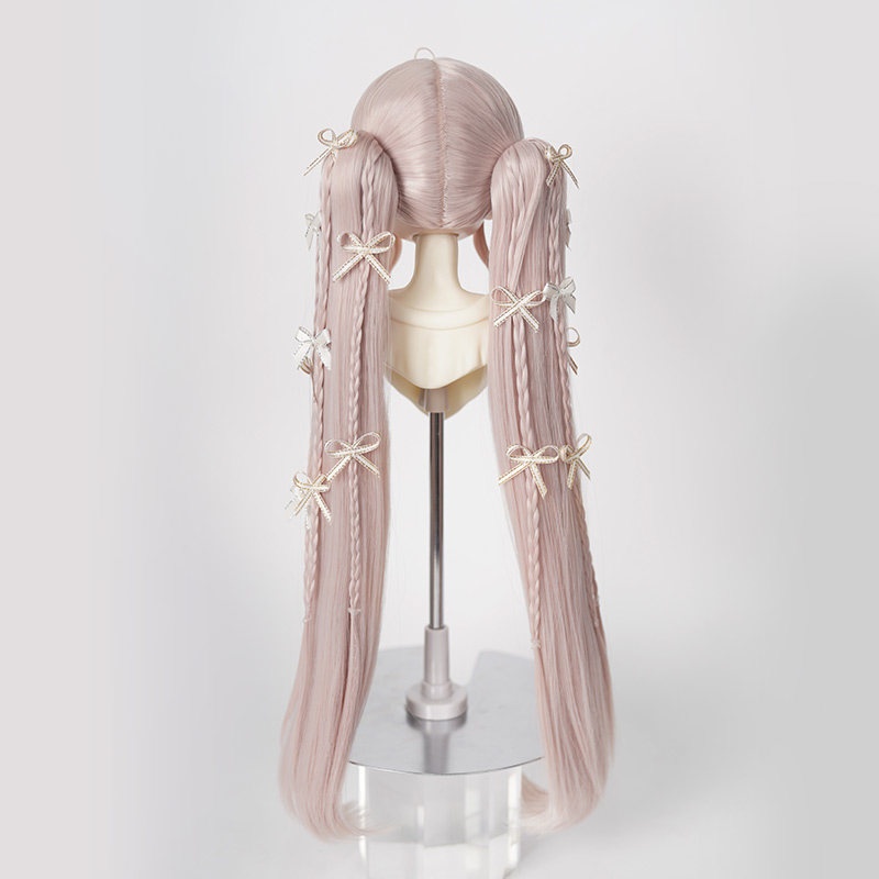 1/3 リボンツインテール ドール用ウィッグ 耐熱 【頭囲22-24cm】 1/3ドール用ウィッグ