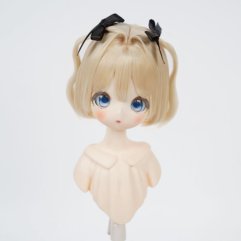 1/4 ゆるふわ ショートボブ ドール用ウィッグ 耐熱 【頭囲17.5-19.5cm】
