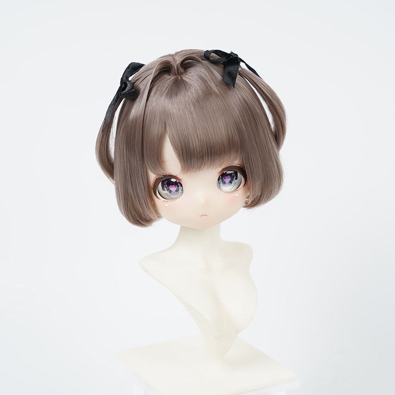 1/3 ショートツインテール ドール用ウィッグ 耐熱 【頭囲22-24cm】 1/3ドール用ウィッグ