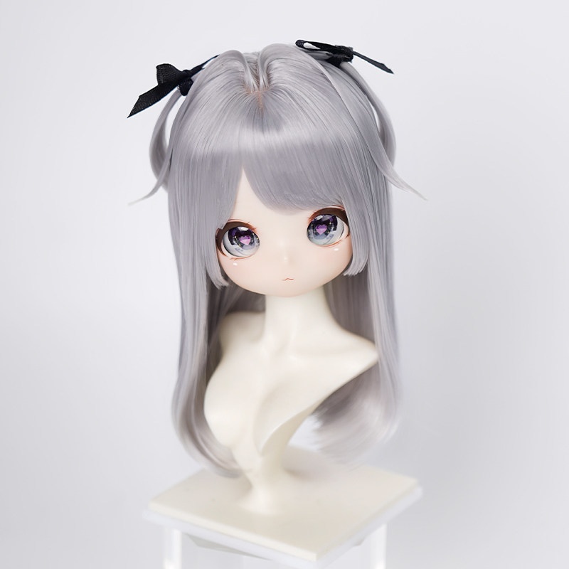 1/3 ツインテール ロングウィッグ ドール用ウィッグ 耐熱 【頭囲22-24cm】 1/3ドール用ウィッグ