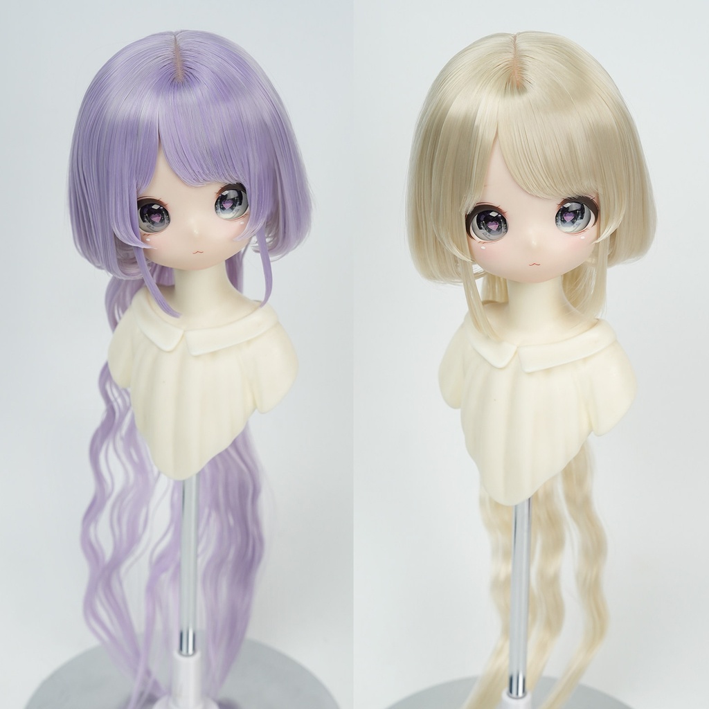 1/3　姫カットボブ　ドール用ウィッグ　耐熱　【頭囲22-24cm】　1/3ドール用ウィッグ