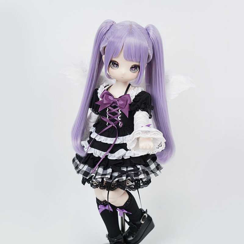 1/3 ツインテールロング ドール用ウィッグ 耐熱 【頭囲22-24cm】 1/3ドール用ウィッグ