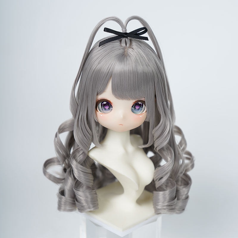 1/3 縦ロール ドール用ウィッグ 耐熱 【頭囲22-24cm】 1/3ドール用ウィッグ