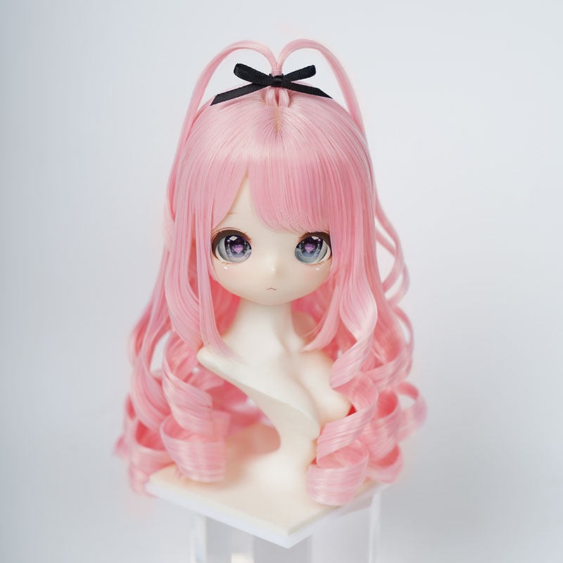 1/3 縦ロール ドール用ウィッグ 耐熱 【頭囲22-24cm】 1/3ドール用ウィッグ
