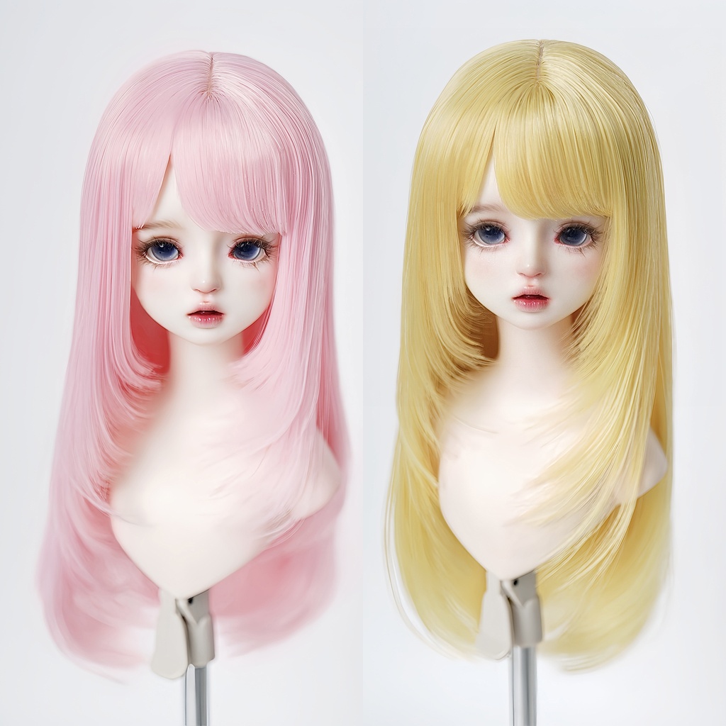 1/4　ハイレイヤー　ドール用ウィッグ　耐熱　【頭囲17.5-19.5cm】　1/4ドール用ウィッグ
