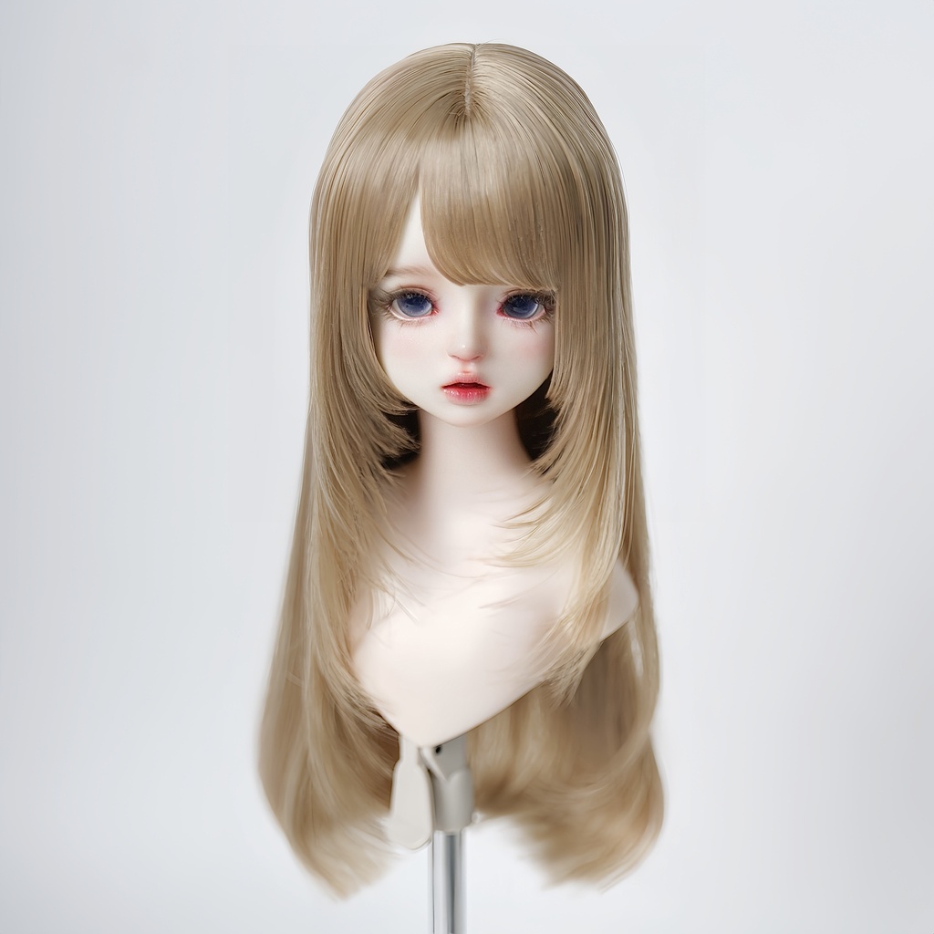 1/4 ハイレイヤー ドール用ウィッグ 耐熱 【頭囲17.5-19.5cm】 1/4ドール用ウィッグ