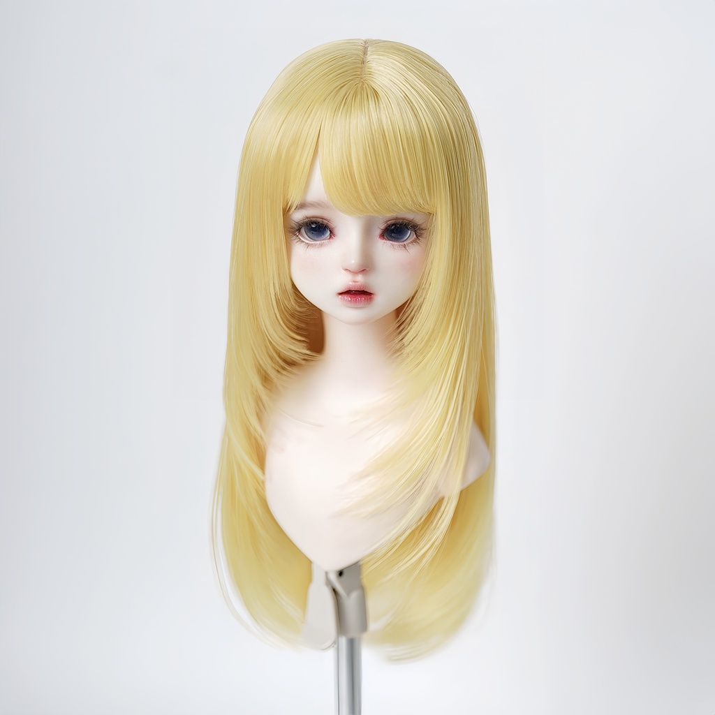 1/4 ハイレイヤー ドール用ウィッグ 耐熱 【頭囲17.5-19.5cm】 1/4ドール用ウィッグ