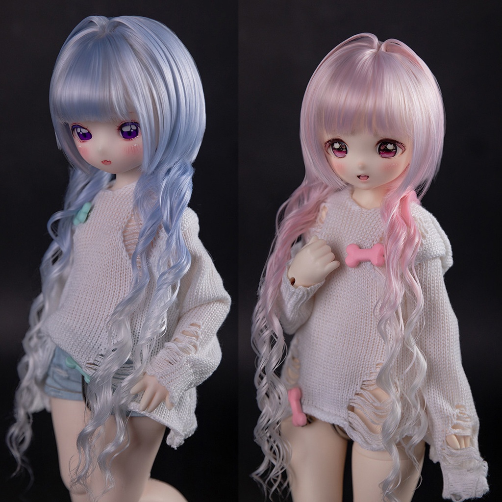1/3　1/4　クラゲヘア　ドール用ウィッグ　耐熱　1/3ドール用ウィッグ　1/4ドール用ウィッグ