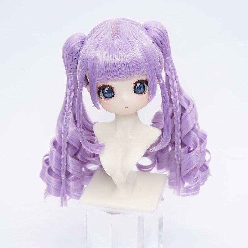 1/3 ツインテール縦ロール ドール用ウィッグ 耐熱 【頭囲22-24cm】 1/3ドール用ウィッグ
