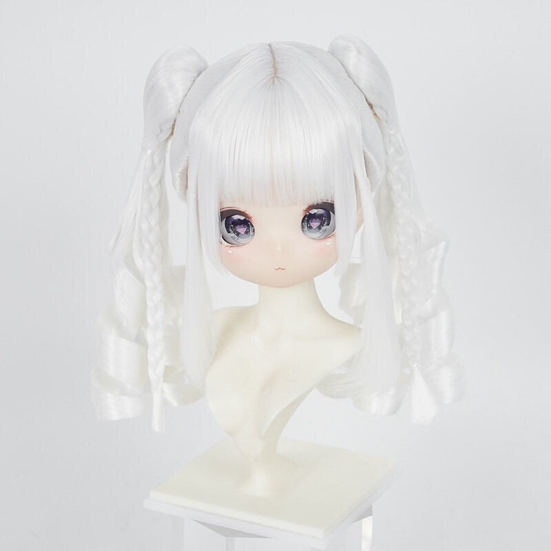 1/3 ツインテール縦ロール ドール用ウィッグ 耐熱 【頭囲22-24cm】 1/3ドール用ウィッグ