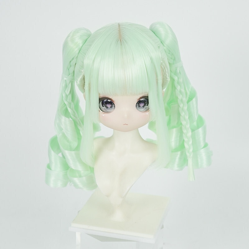 1/3 ツインテール縦ロール ドール用ウィッグ 耐熱 【頭囲22-24cm】 1/3ドール用ウィッグ
