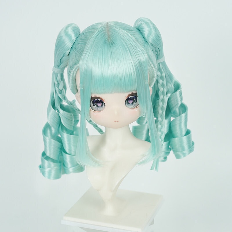 1/3 ツインテール縦ロール ドール用ウィッグ 耐熱 【頭囲22-24cm】 1/3ドール用ウィッグ