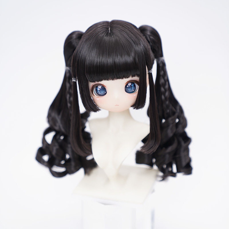 1/3 ツインテール縦ロール ドール用ウィッグ 耐熱 【頭囲22-24cm】 1/3ドール用ウィッグ