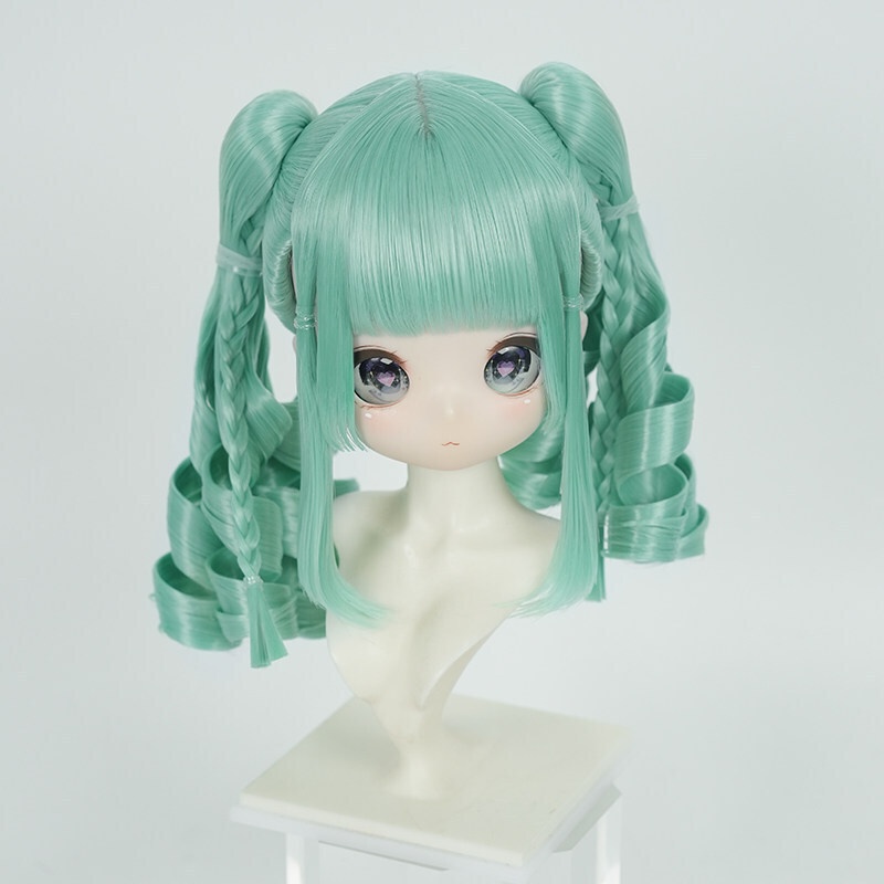 1/3 ツインテール縦ロール ドール用ウィッグ 耐熱 【頭囲22-24cm】 1/3ドール用ウィッグ