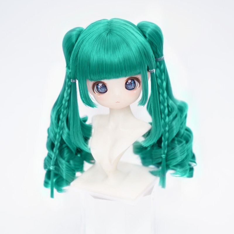 1/3 ツインテール縦ロール ドール用ウィッグ 耐熱 【頭囲22-24cm】 1/3ドール用ウィッグ