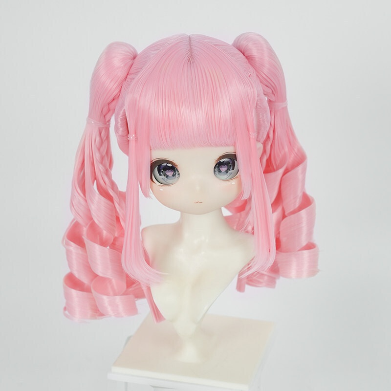 1/3 ツインテール縦ロール ドール用ウィッグ 耐熱 【頭囲22-24cm】 1/3ドール用ウィッグ