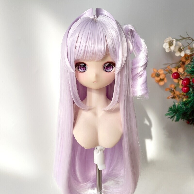 1/3 1/4 片側サイドロールロング ドール用ウィッグ 耐熱 1/3ドール用ウィッグ