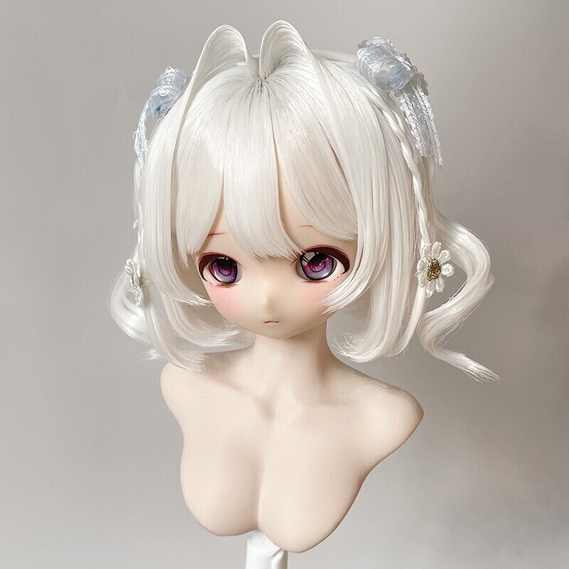 1/3 1/4 ツインカールボブ ドール用ウィッグ 耐熱 1/3ドール用ウィッグ
