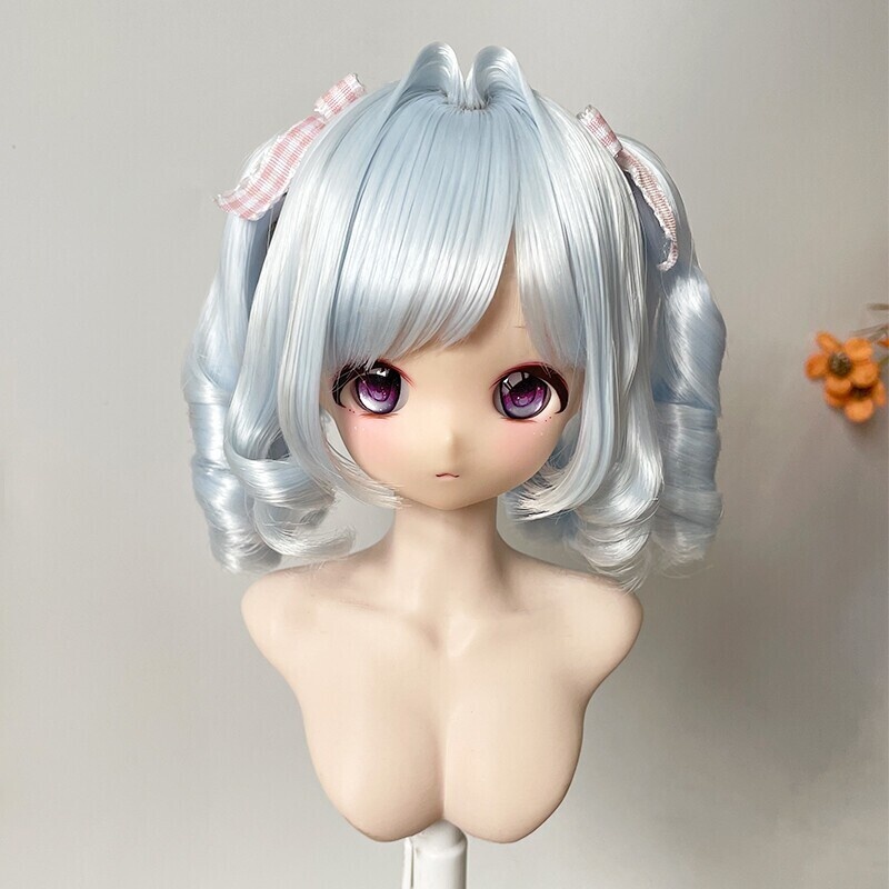 1/3 1/4 縦ロールツイン ドール用ウィッグ 耐熱 1/3ドール用ウィッグ