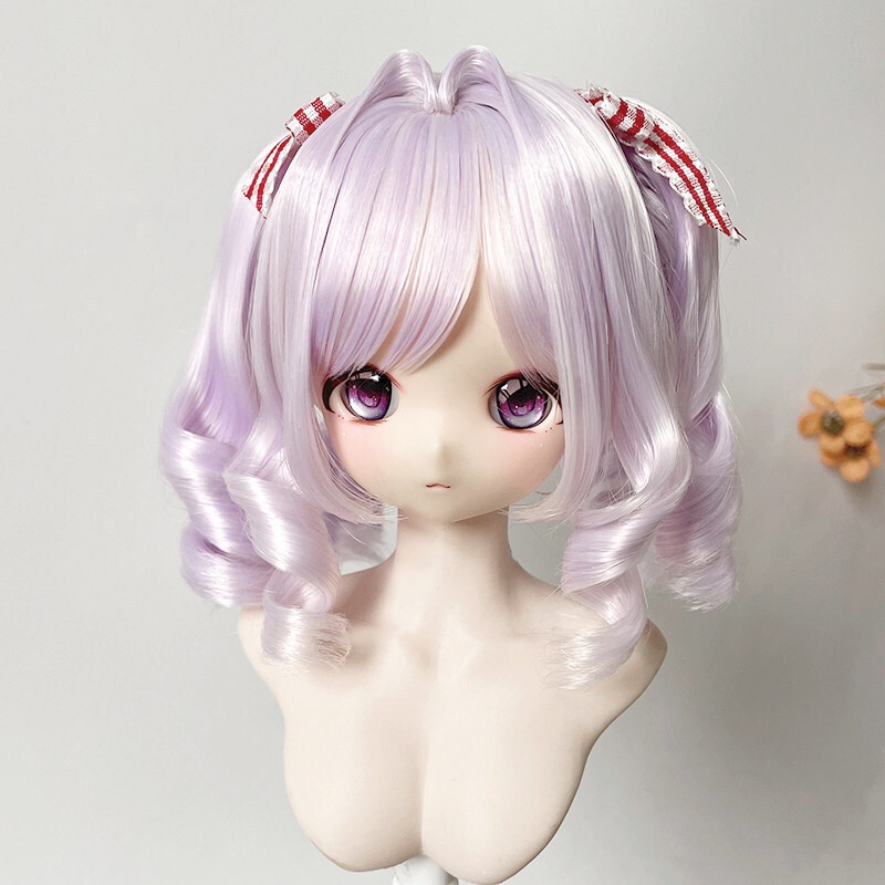 1/3 1/4 縦ロールツイン ドール用ウィッグ 耐熱 1/3ドール用ウィッグ