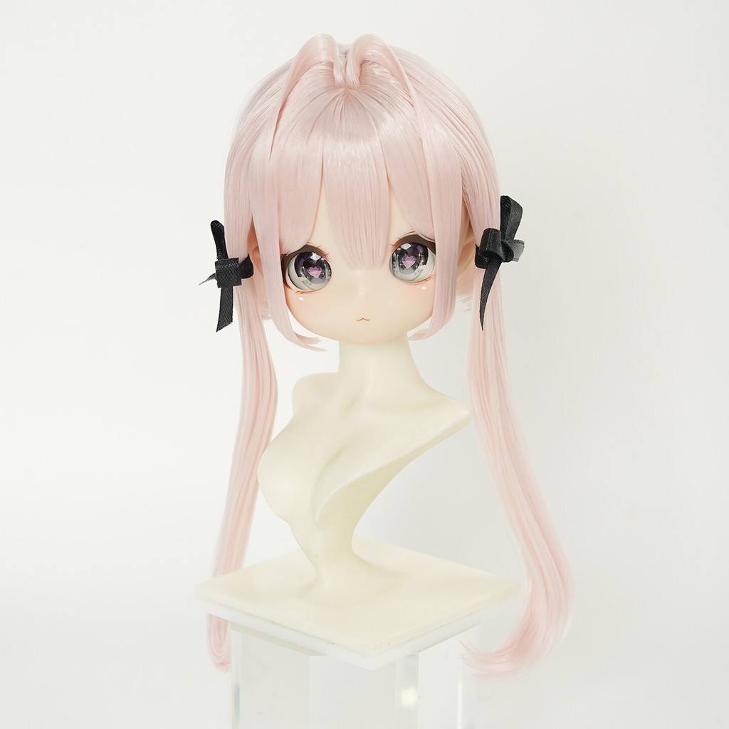 1/3 ストレートツイン ドール用ウィッグ 耐熱 【頭囲22-24cm】 1/3ドール用ウィッグ