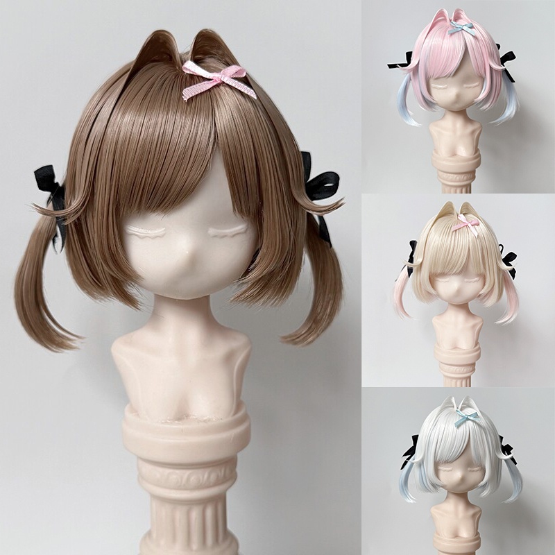 1/3 1/4 ふわりツインボブ ドール用ウィッグ 耐熱 1/3ドール用ウィッグ