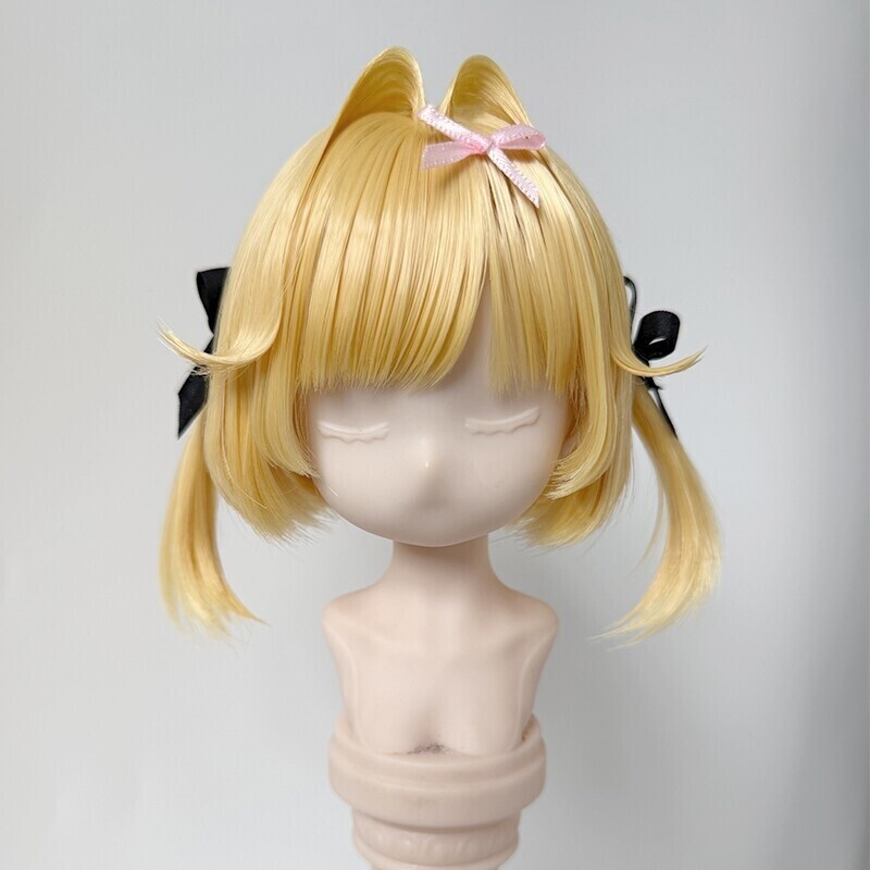 1/3 1/4 ふわりツインボブ ドール用ウィッグ 耐熱 1/3ドール用ウィッグ
