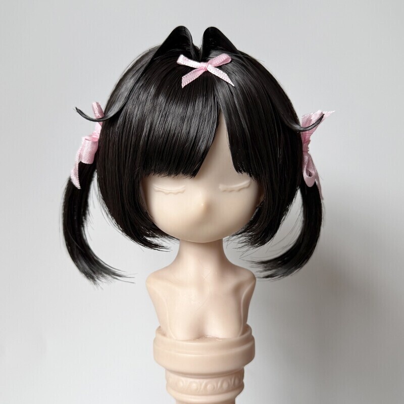 1/3 1/4 ふわりツインボブ ドール用ウィッグ 耐熱 1/3ドール用ウィッグ