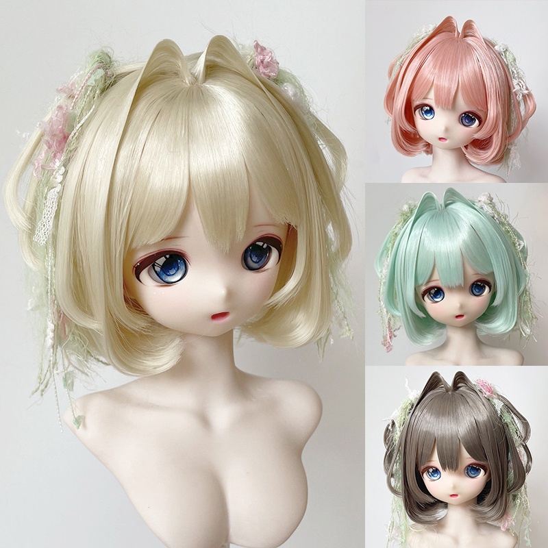1/3　1/4　ショートボブウィッグ　ドール用ウィッグ　1/3ドール用ウィッグ