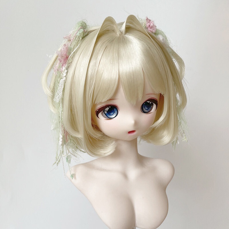 1/3 1/4 ショートボブウィッグ ドール用ウィッグ 1/3ドール用ウィッグ