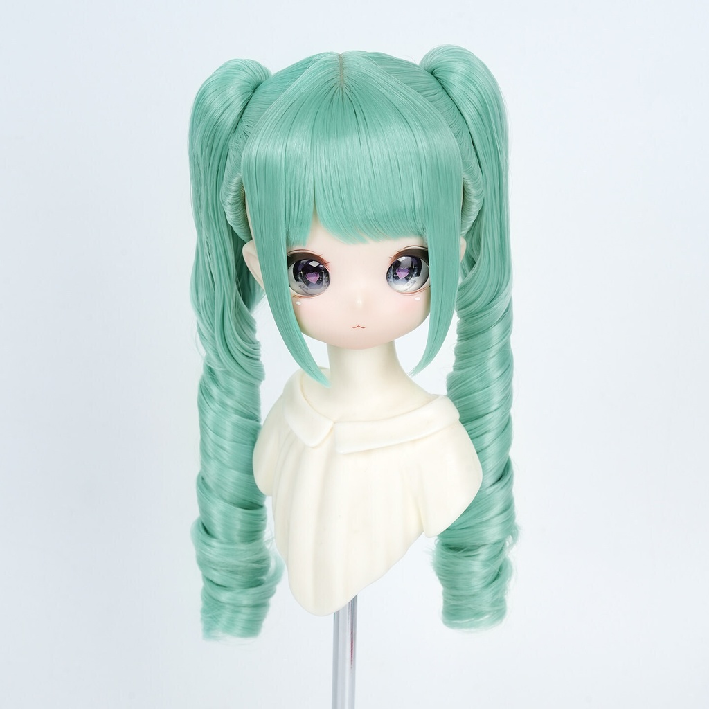 1/3 ツインカール ドール用ウィッグ 耐熱 【頭囲22-24cm】 1/3ドール用ウィッグ