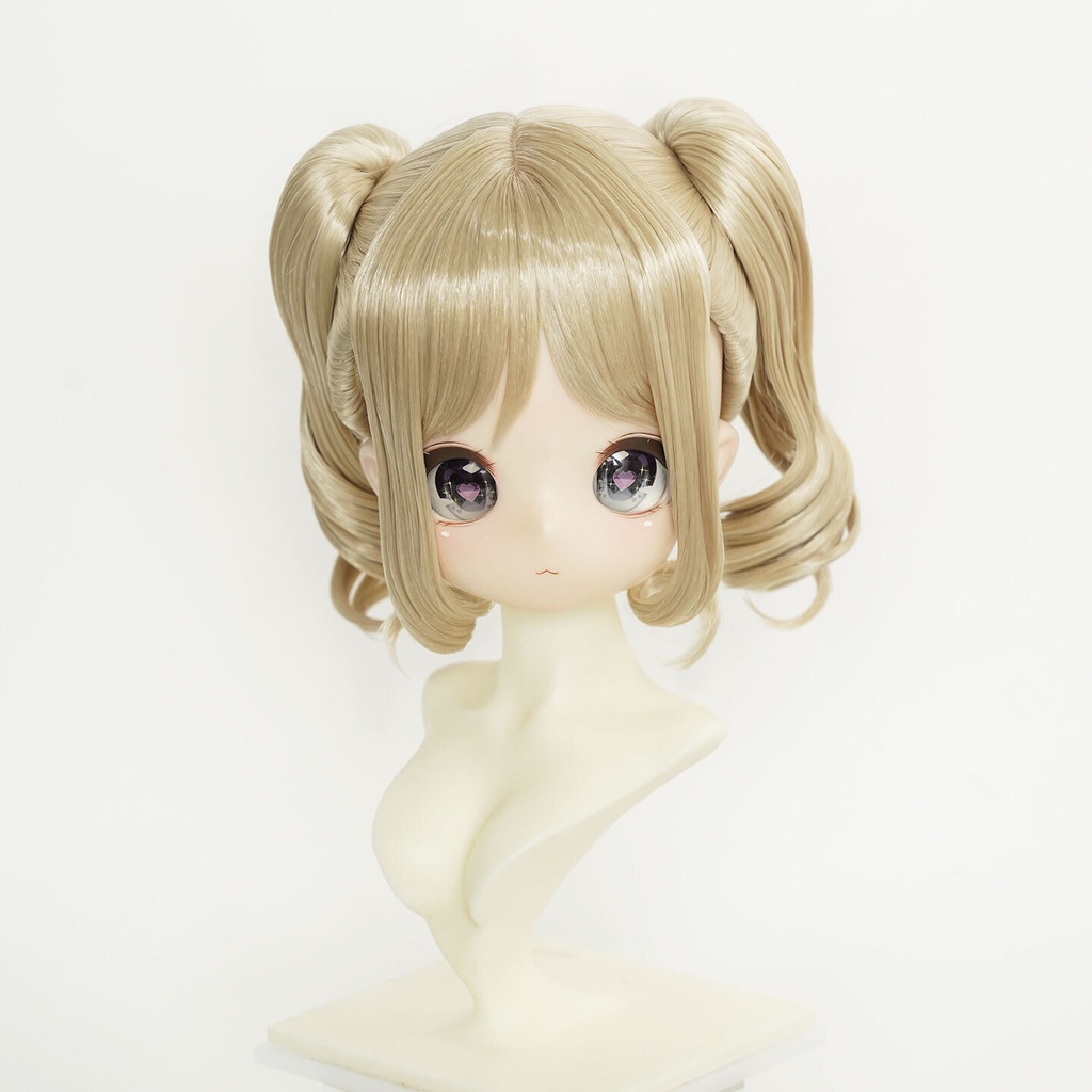 1/3 カールツイン ドール用ウィッグ 耐熱 【頭囲22-24cm】 1/3ドール用ウィッグ