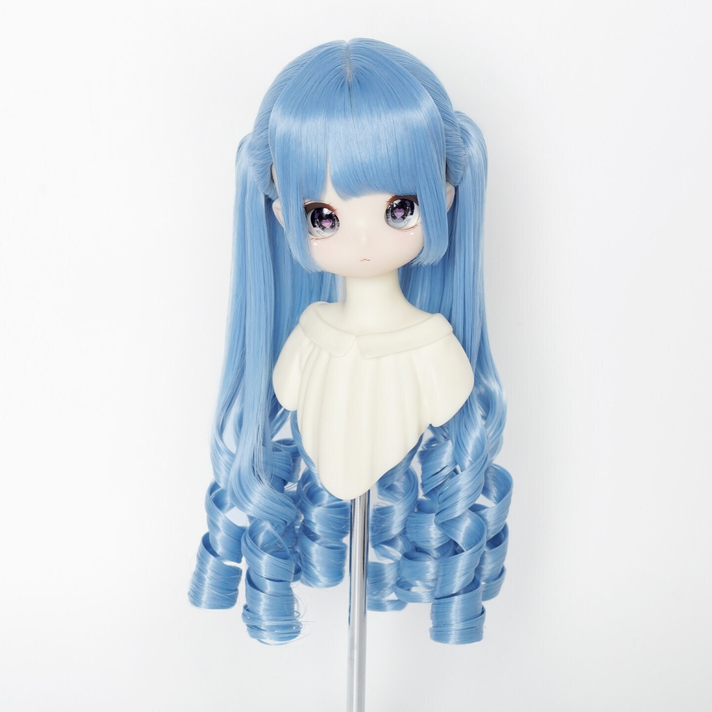 1/3 ツインテールカール ドール用ウィッグ 耐熱 【頭囲22-24cm】 1/3ドール用ウィッグ