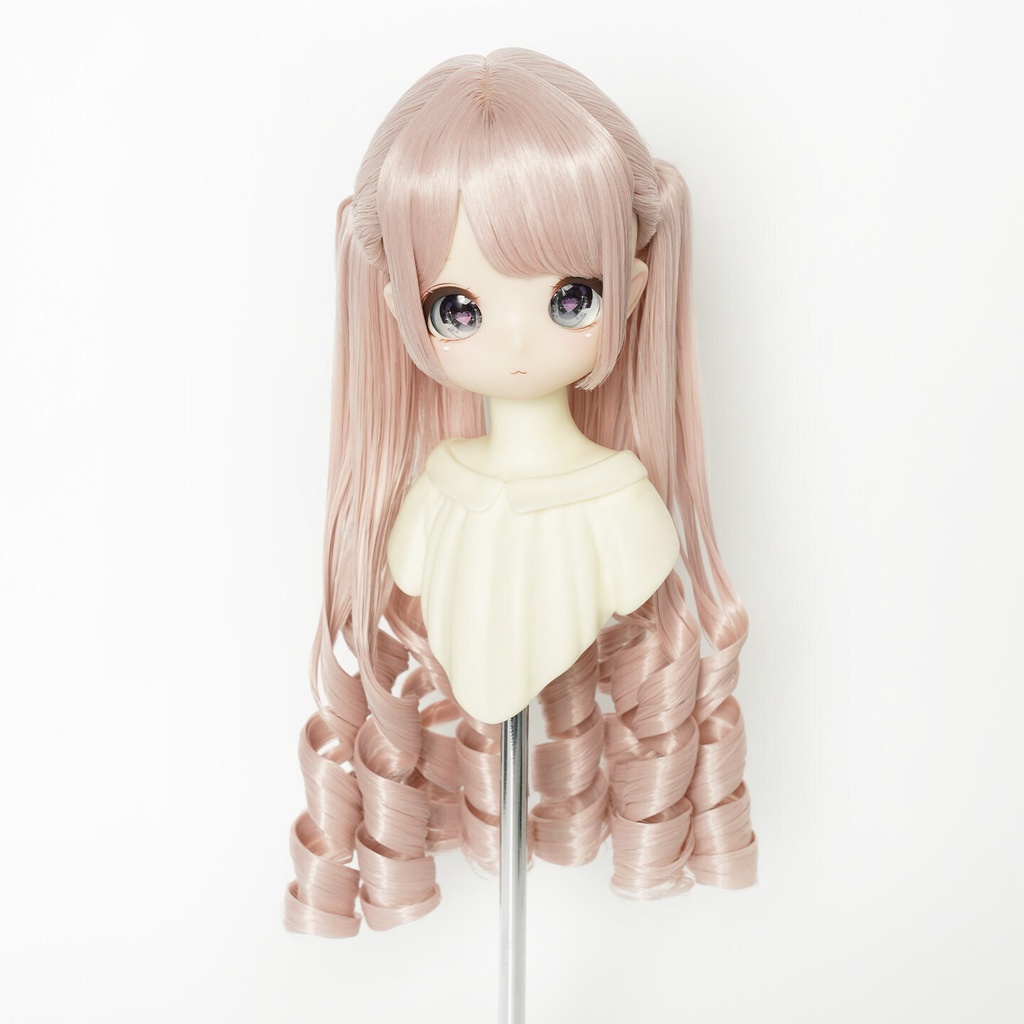 1/3 ツインテールカール ドール用ウィッグ 耐熱 【頭囲22-24cm】 1/3ドール用ウィッグ
