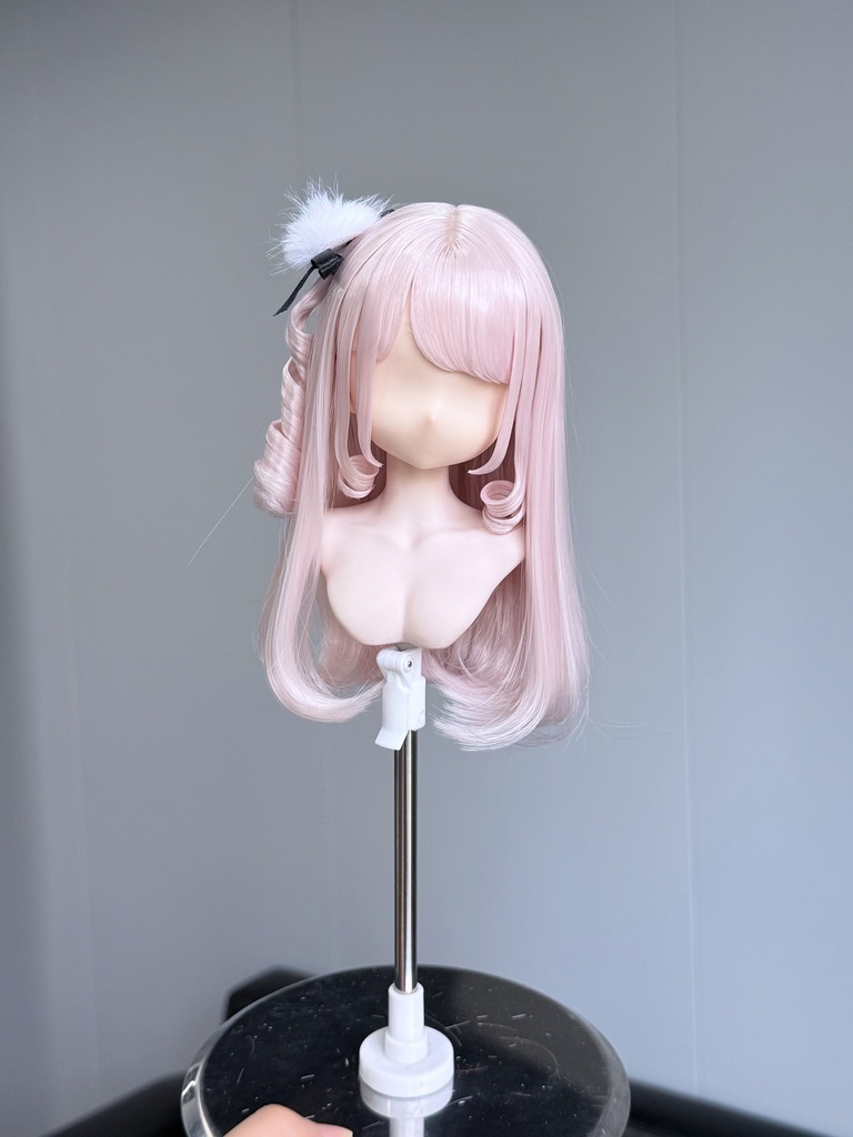 1/3 姫カットロング 縦ロール ドール用ウィッグ 耐熱 【頭囲22-24cm】 1/3ドール用ウィッグ