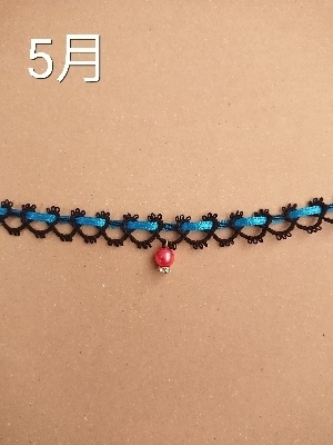 タティングレースブレスレット