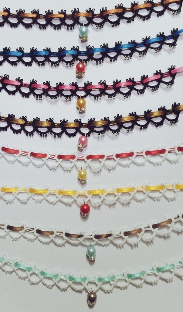 タティングレースブレスレット