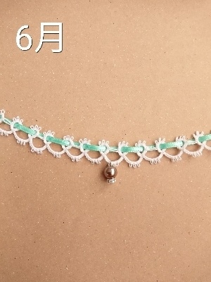 タティングレースブレスレット