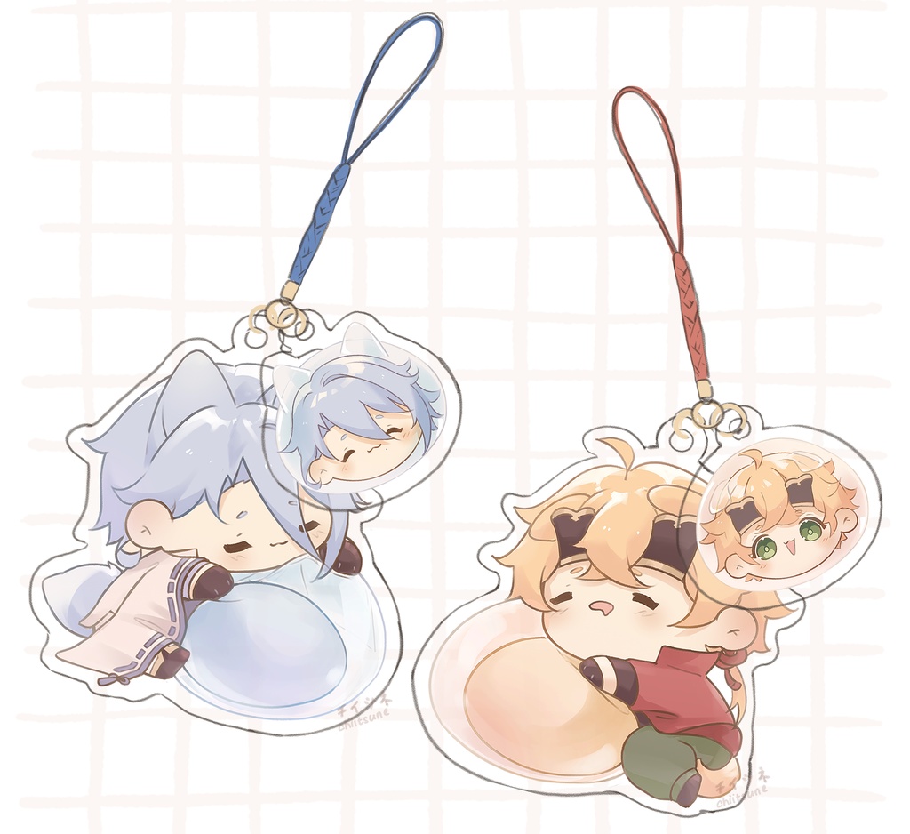 【原神】若トマ アクキーセット