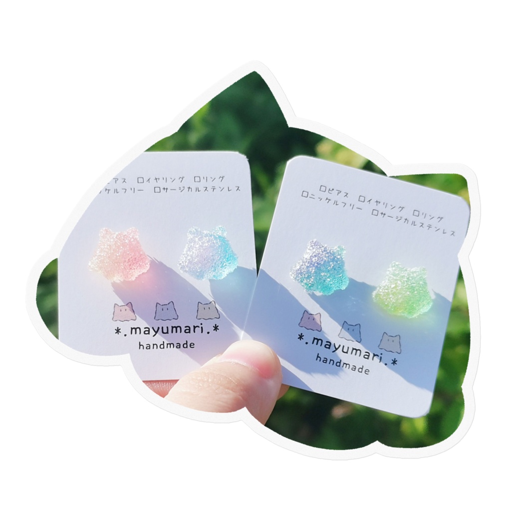 メンダコ型ステッカー