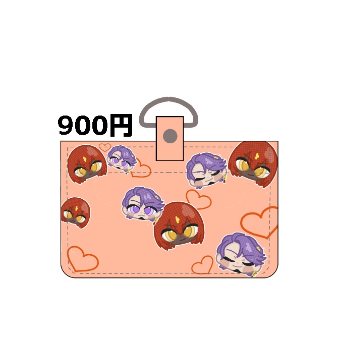 パスケース(アシュヨダ柄)