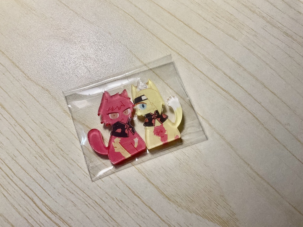 猫ちゃんアクリルプレート（厚さ2mm）