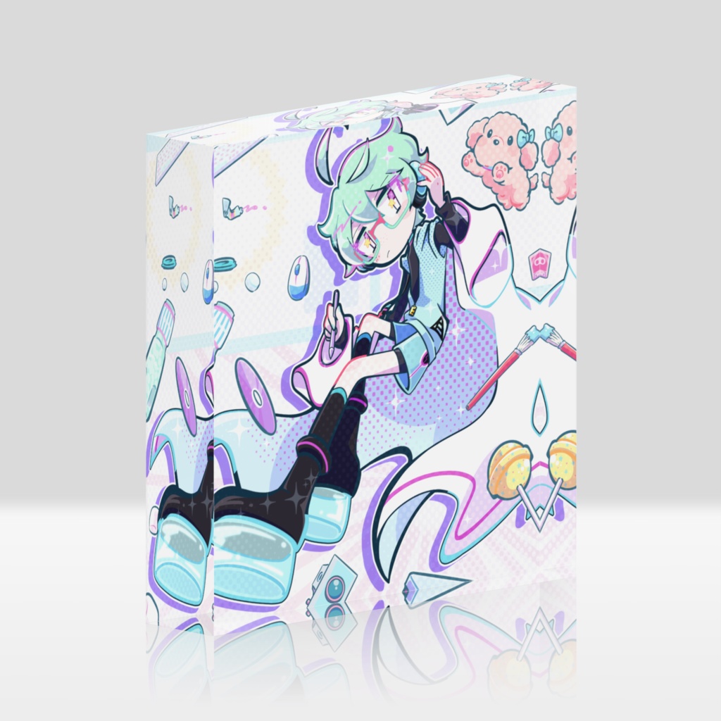 小山内えのん/アクリルブロック - 100x100mm