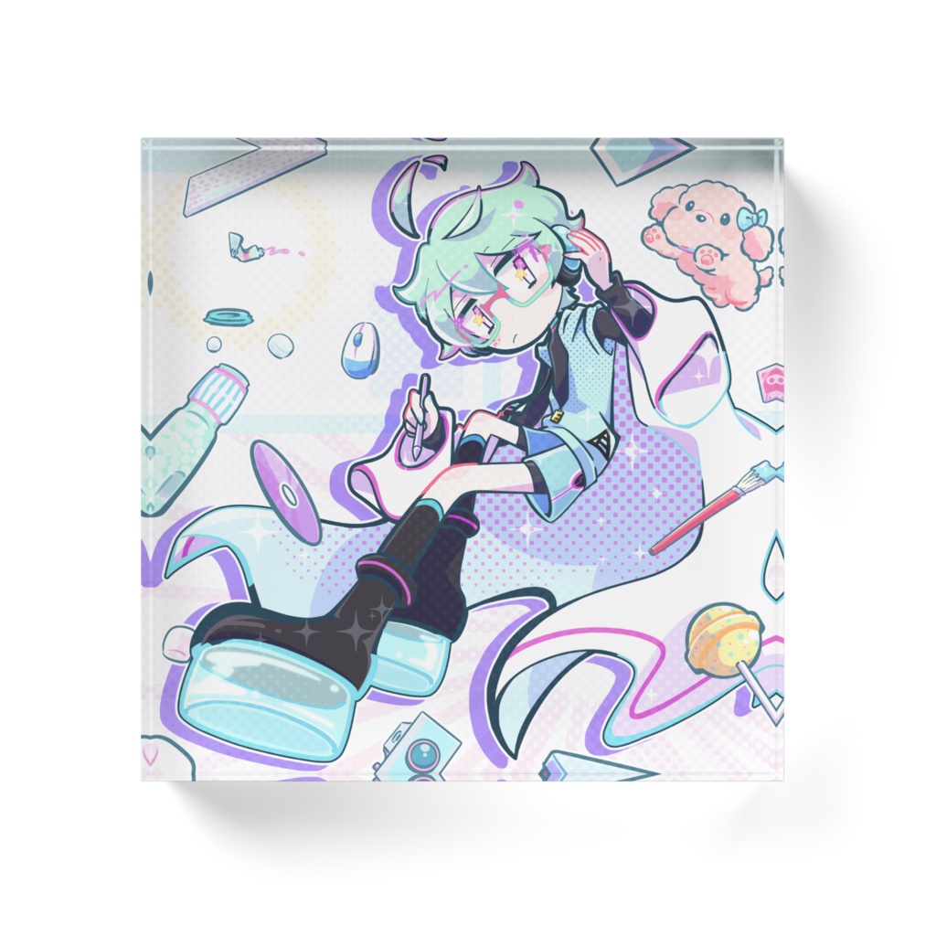 小山内えのん/アクリルブロック - 100x100mm