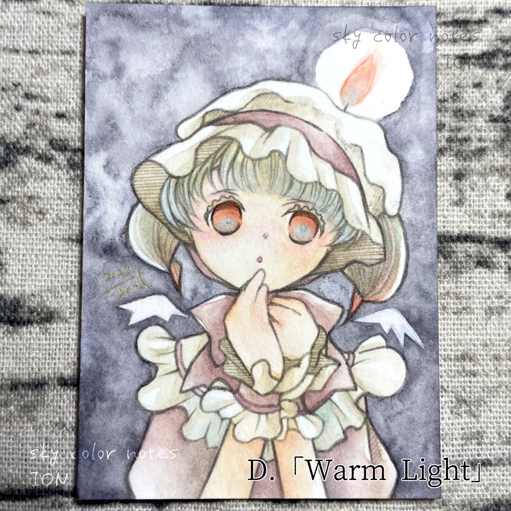 【ATC原画】闇と光展・テーマ作品4点