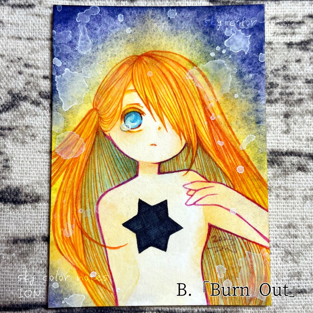 【ATC原画】闇と光展・テーマ作品4点