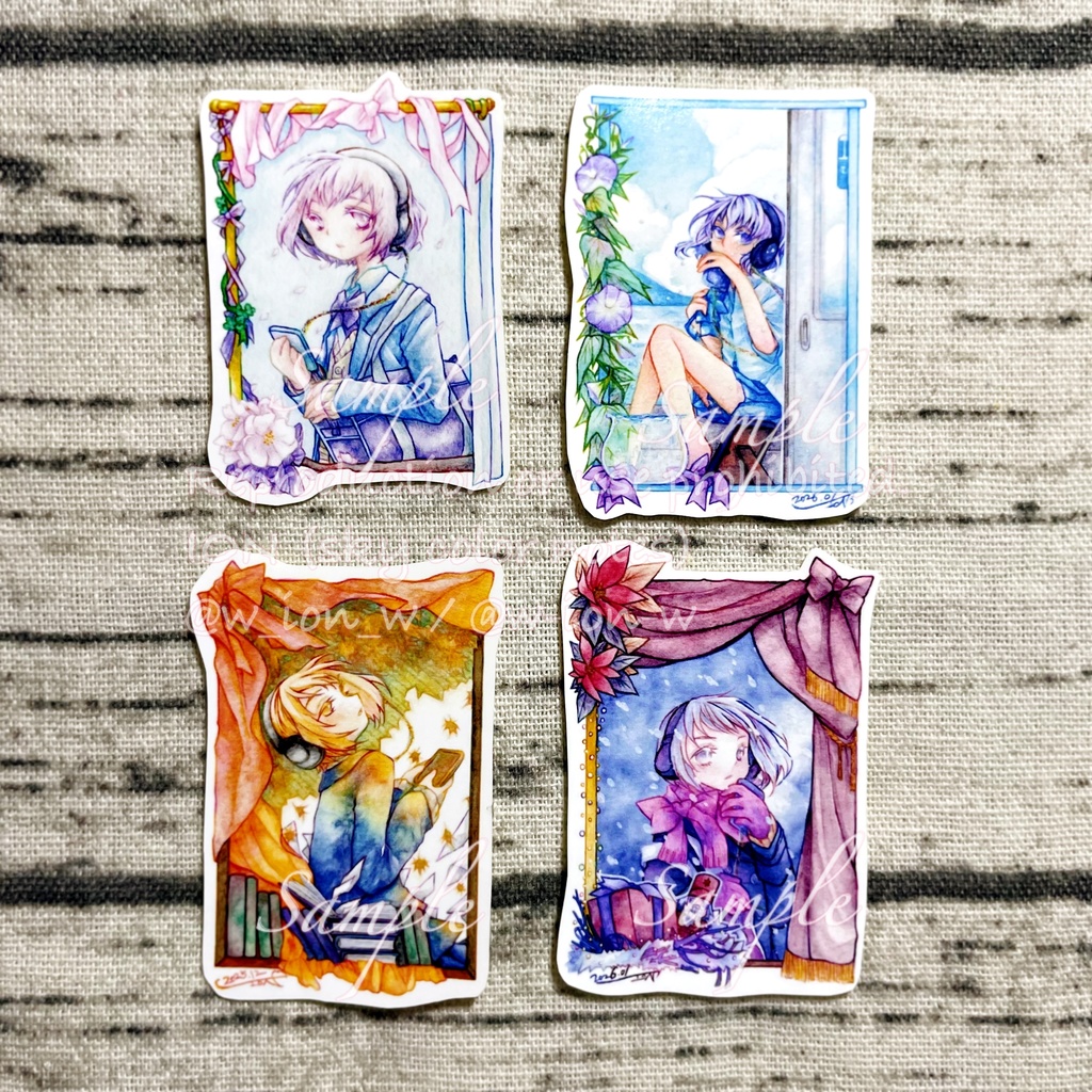 ポストカード・ステッカーセット