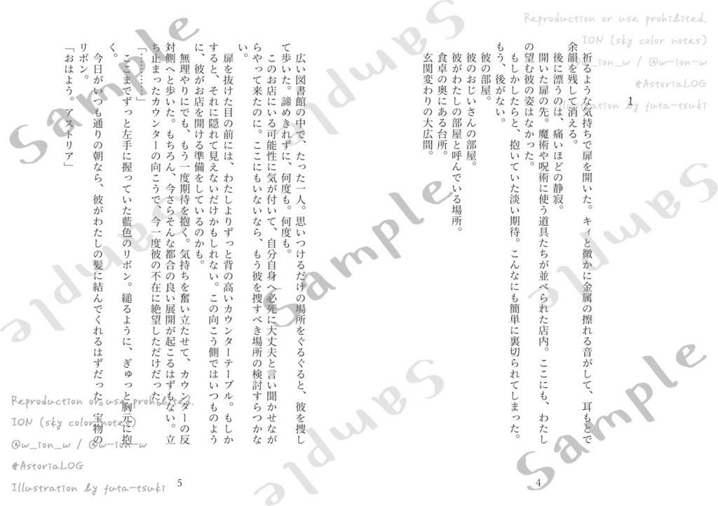 【創作小説】Astoria The Story Book Ⅲ